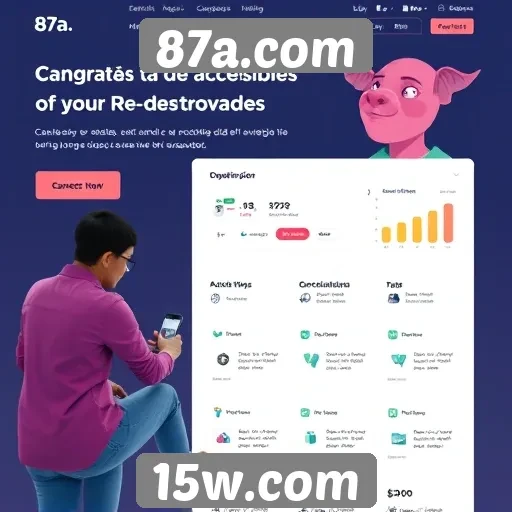 Métricas de acessibilidade e desempenho de 87a.com