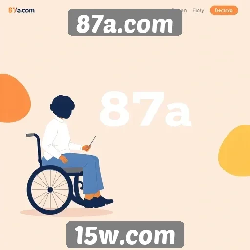 Acessibilidade e design do site 87a.com